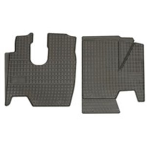MAMMOOTH MMT A040 600782-05 - Rubber mats BASIC (rubber, 2 pcs, colour black) fits: MERCEDES ATEGO 2 10.04-