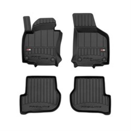 FROGUM FRG 3D407008 - Rubber mats proLine 3D (rubber / tpe, set, 4 pcs, colour black) fits: VW GOLF V, JETTA III 10.03-10.10 Hat