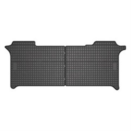 FROGUM MMT A040 401600 - Rubber mats BASIC (rubber, set, 2 pcs, colour black) fits: MAN TGE VW CRAFTER, CRAFTER 30-35 04.06- De