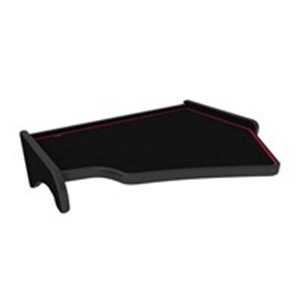 F-CORE PK47 RED - Cabin shelf (high version; middle, middle, colour: red, series: CLASSIC) fits: SCANIA L,P,G,R,S, P,G,R,T 03.04