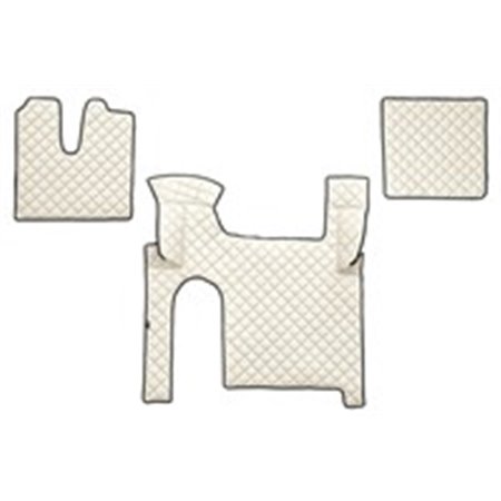 F-CORE FL30 CHAMP - Floor mat F-CORE, on the whole floor, two drawers, quantity per set 3 szt. (material - eco-leather quilted, 