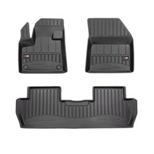 FROGUM FRG 3D407817 - Rubber mats proLine 3D (rubber / tpe, set, 3 pcs, colour black) fits: PEUGEOT 5008 II 12.16- SUV