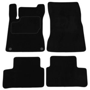 MMT A041 MER436 PRM 01 Velour mats (front/rear, velours, set, 4 pcs, colour black) fits: