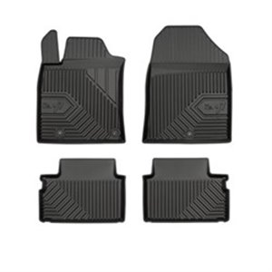 FROGUM FRG77407527 - Rubber mats No. 77 (front/rear, ultraflex dp, set, 4 pcs, colour black) fits: KIA CEED 03.18-