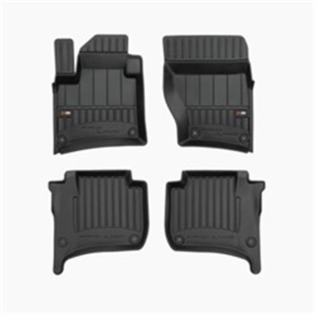 FROGUM FRG 3D407671 - Rubber mats proLine 3D (rubber / tpe, set, 4 pcs, colour black) fits: PORSCHE CAYENNE VW TOUAREG 01.10- S