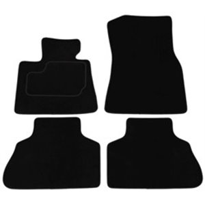 MMT A041 BM267 PRM 01 Velour mats (front/rear, velours, set, 4 pcs, colour black) fits: