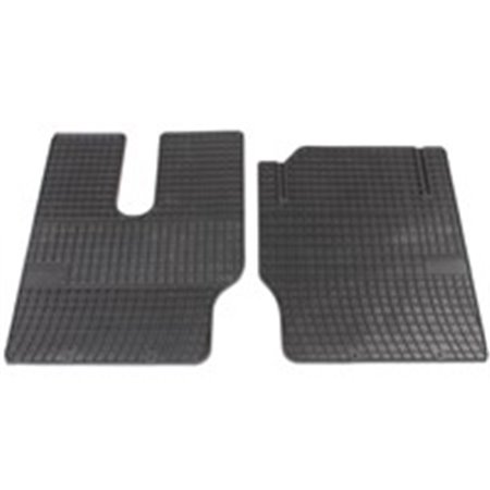 MAMMOOTH MMT A040 600071WK - Rubber mats BASIC (rubber, 2 pcs, colour black, narrow cab) fits: MAN F2000, F90 07.86-