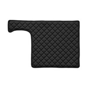 F-CORE FZ10 BLACK - Floor mat F-CORE, for central tunnel, quantity per set 1 szt. (material - eco-leather quilted, colour - blac