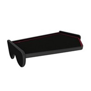 F-CORE PK23 RED - Cabin shelf (middle, middle, colour: red, series: CLASSIC) fits: MERCEDES ACTROS 04.96-