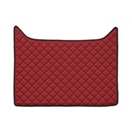 F-CORE FZ08 RED - Floor mat F-CORE, for central tunnel, quantity per set 1 szt. (material - eco-leather quilted, colour - red, a