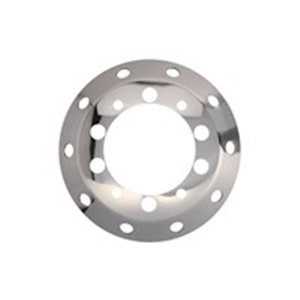 CLAMP CL22.5HF-COV EX - Wheel cap front, material: stainless steel,, number of holes: 10, rim diameter: 22,5inch, Embossed (with