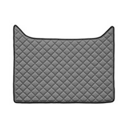 F-CORE FZ08 GRAY - Floor mat F-CORE, for central tunnel, quantity per set 1 szt. (material - eco-leather quilted, colour - grey,