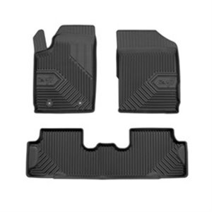 FROGUM FRG77409170 - Rubber mats No. 77 (front/rear, ultraflex dp, set, 3 pcs, colour black) fits: PEUGEOT PARTNER, PARTNER/MINI