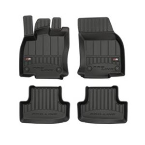 FROGUM FRG 3D407602 - Rubber mats proLine 3D (rubber / tpe, set, 4 pcs, colour black) fits: AUDI Q2 06.16- SUV