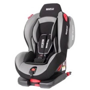 An original Sparco child seat intended for children aged 9 months to 6 years - dedicated weight from 9 to 25 kg. The seat has a 