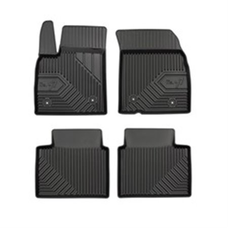 FROGUM FRG77407640 - Rubber mats No. 77 (front/rear, ultraflex dp, set, 4 pcs, colour black) fits: FORD FOCUS IV 01.18-