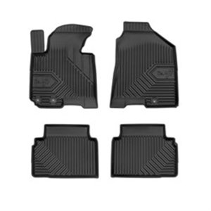 FROGUM FRG77409156 - Rubber mats No. 77 (front/rear, ultraflex dp, set, 3 pcs, colour black) fits: HYUNDAI IX35, TUCSON 01.09-