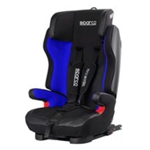 SPARCO SPRO 700BL - Car seat SK700 ECE R44/04 (9-36 kg.), Black/Blue, perforated polyester / plastic / polyester, ISOFIX