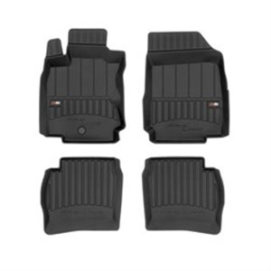 FROGUM FRG 3D408074 - Rubber mats proLine 3D (rubber / tpe, set, 4 pcs, colour black) fits: NISSAN NOTE 01.06-08.13 Minivan
