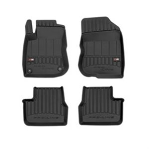 FROGUM FRG 3D408753 - Rubber mats proLine 3D (rubber / tpe, set, 4 pcs, colour black) fits: PEUGEOT 208 I 03.12- Hatchback