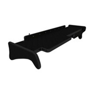 F-CORE FT14 BLACK - Cabin shelf (extra drawer under table top; LED panel, white light; long; wide cab XXL, long, colour: black, 