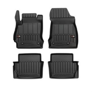 FROGUM FRG 3D409248 - Rubber mats proLine 3D (rubber / tpe, set, 4 pcs, colour black) fits: MAZDA 2 07.07-06.15 Hatchback