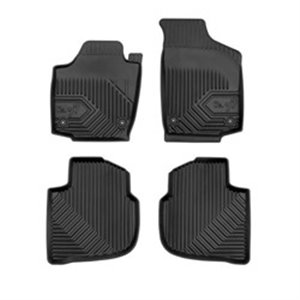 FROGUM FRG77407480 - Rubber mats No. 77 (front/rear, ultraflex dp, set, 4 pcs, colour black) fits: SEAT TOLEDO IV; SKODA RAPID 0