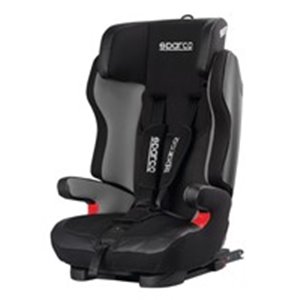 SPARCO SPRO 700GR - Car seat SK700 ECE R44/04 (9-36 kg.), Black/Grey, perforated polyester / plastic / polyester, ISOFIX