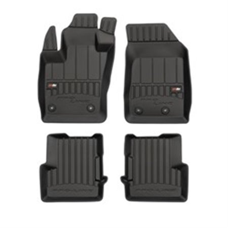 FROGUM FRG 3D408494 - Rubber mats proLine 3D (rubber / tpe, set, 4 pcs, colour black) fits: FIAT 500X JEEP RENEGADE 07.14- Off-