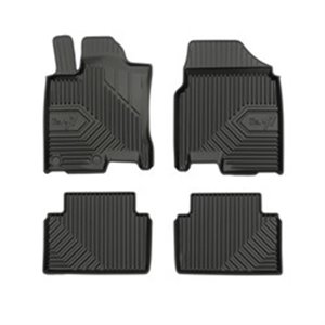 FROGUM FRG77408289 - Rubber mats No. 77 (front/rear, ultraflex dp, set, 4 pcs, colour black) fits: NISSAN QASHQAI I 02.07-04.14