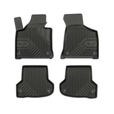 FROGUM FRG77409040 - Rubber mats No. 77 (front/rear, ultraflex dp, set, 4 pcs, colour black) fits: AUDI A3 05.03-05.13