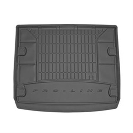 FROGUM MMT A042 TM404564 - Boot mat rear, material: TPE, 1 pcs, colour: Black fits: VW TOUAREG SUV 10.02-05.10
