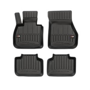 FROGUM FRG 3D407756 - Rubber mats proLine 3D (rubber / tpe, set, 4 pcs, colour black) fits: BMW X1 (F48), X2 (F39) 11.14- SUV