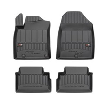 FROGUM FRG 3D407527 - Rubber mats proLine 3D (rubber / tpe, set, 4 pcs, colour black) fits: KIA CEED 03.18- Hatchback / Station 