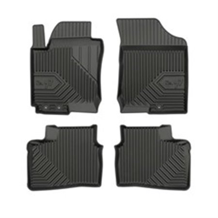 FROGUM FRG77408296 - Rubber mats No. 77 (front/rear, ultraflex dp, set, 4 pcs, colour black) fits: HYUNDAI I30 10.07-06.12