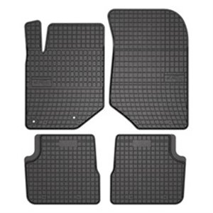 FROGUM MMT A040 410633 - Rubber mats BASIC (front/rear, rubber, set, 4 pcs, colour black) fits: DS DS 3; OPEL CORSA F, MOKKA; PE