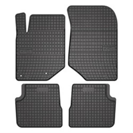 FROGUM MMT A040 410633 - Rubber mats BASIC (front/rear, rubber, set, 4 pcs, colour black) fits: DS DS 3 OPEL CORSA F, MOKKA PE
