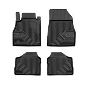 FROGUM FRG77409620 - Rubber mats No. 77 (front/rear, ultraflex dp, set, 4 pcs, colour black) fits: NISSAN MICRA V 12.16-