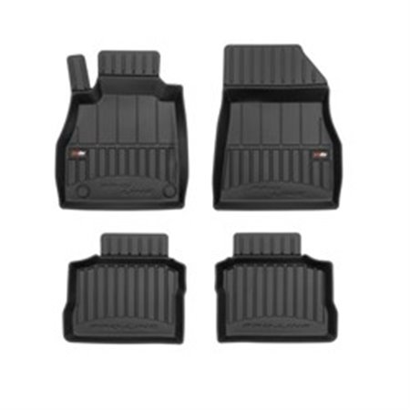 FROGUM FRG 3D409620 - Rubber mats proLine 3D (rubber / tpe, set, 4 pcs, colour black) fits: NISSAN MICRA V 12.16- Hatchback