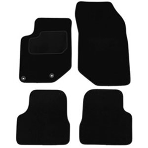 MMT A041 PGT86 PRM 01 Velour mats (front/rear, velours, set, 4 pcs, colour black) fits: