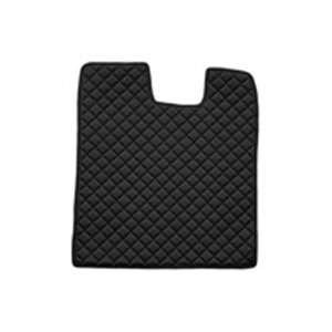 F-CORE FZ04 BLACK - Floor mat F-CORE, for central tunnel, quantity per set 1 szt. (material - eco-leather quilted, colour - blac