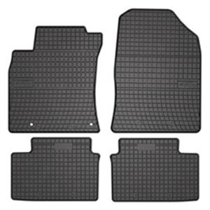 FROGUM MMT A040 402119 - Rubber mats BASIC (front/rear, rubber, set, 4 pcs, colour black) fits: KIA CEED 03.18- Hatchback / Shoo