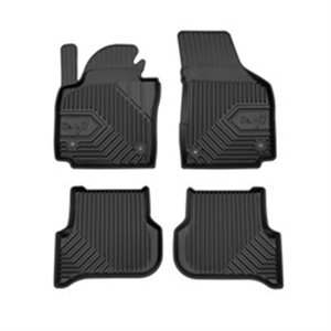 FROGUM FRG77407244 - Rubber mats No. 77 (front/rear, ultraflex dp, set, 4 pcs, colour black) fits: SEAT ALTEA 03.04-