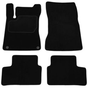 MMT A041 MER51 PRM 01 Velour mats (front/rear, velours, set, 4 pcs, colour black) fits: