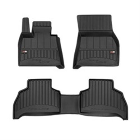 FROGUM FRG 3D407923 - Rubber mats proLine 3D (rubber / tpe, set, 3 pcs, colour black) fits: BMW X5 (G05, F95) 08.18- SUV