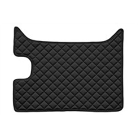 F-CORE FZ07 BLACK - Floor mat F-CORE, for central tunnel, quantity per set 1 szt. (material - eco-leather quilted, colour - blac