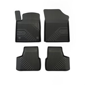 FROGUM FRG77407176 - Rubber mats No. 77 (front/rear, ultraflex dp, set, 4 pcs, colour black) fits: SEAT MII; SKODA CITIGO; VW UP