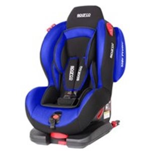 An original Sparco child seat intended for children aged 9 months to 6 years - dedicated weight from 9 to 25 kg. The seat has a 