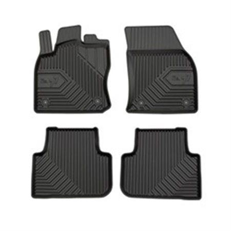 FROGUM FRG77407343 - Rubber mats No. 77 (front/rear, ultraflex dp, set, 4 pcs, colour black) fits: DACIA DUSTER/SUV VW TIGUAN 0