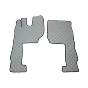 F-CORE FF07 GRAY Floor mat F CORE, quantity per set 2 szt. (material   eco leather